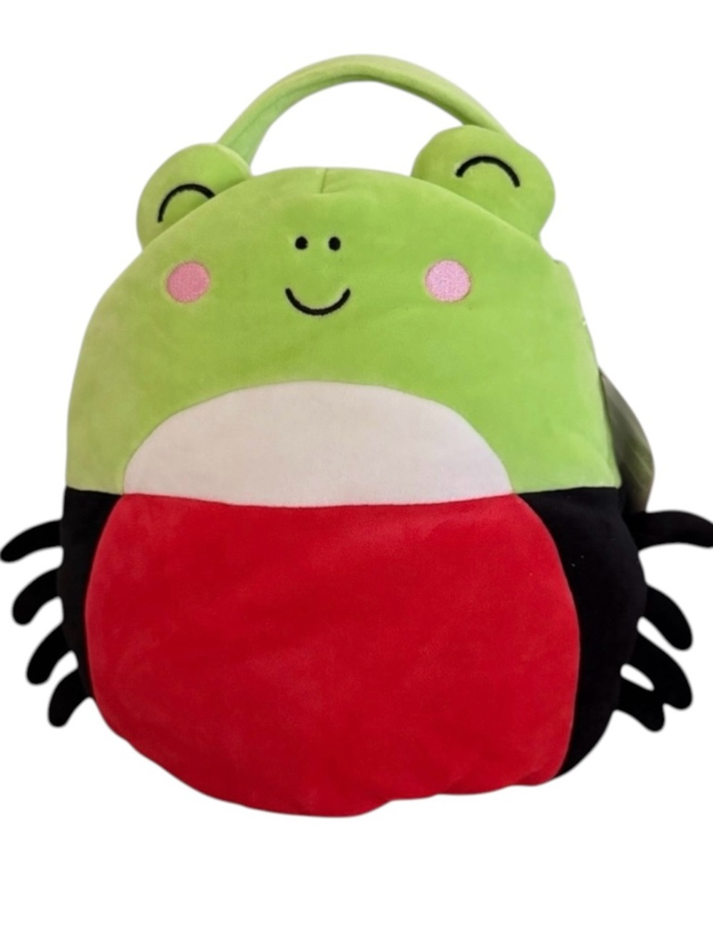 NEW Squishmallow Halloween Wendy the Spider Frog Plush Trick or Treat Pail 12”